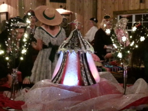 The Baytown Queens table décor -- The Night Circus